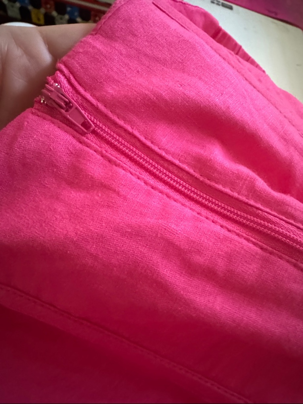 ‼️NWT MEGAN MORONEY Strapless Pink Fit & Flare Corset Dress with Tie Sleeves - Picture 4 of 5